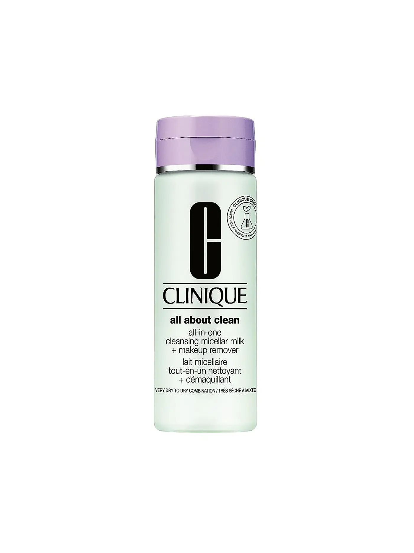 CLINIQUE | All About Clean All in one cleansing micellar milk + makeup remover 200ml | 